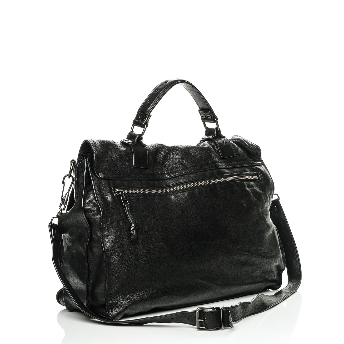 Lambskin Large PS1 Satchel Black