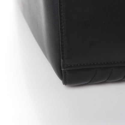 Prada Soft Calfskin Impunture Diagramme Tote Black 12 of 14