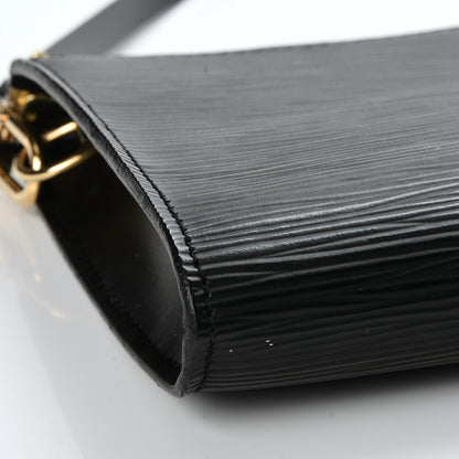 Louis Vuitton Epi Pochette Accessories 24 Black 6 of 9