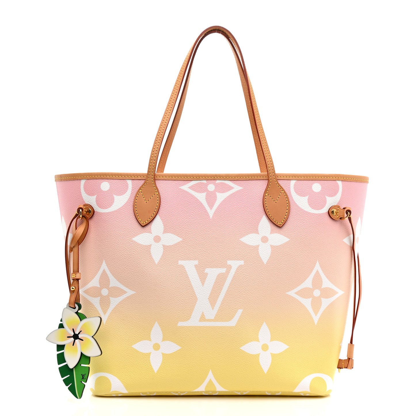 Monogram Giant By The Pool Neverfull MM Light Pink