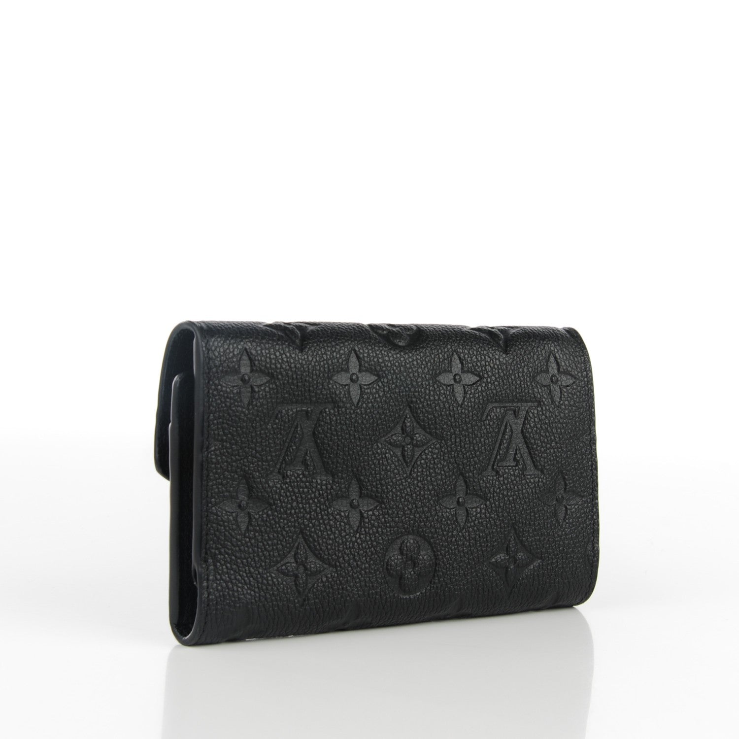 Louis Vuitton Empreinte Compact Curieuse Wallet Black 3 of 7