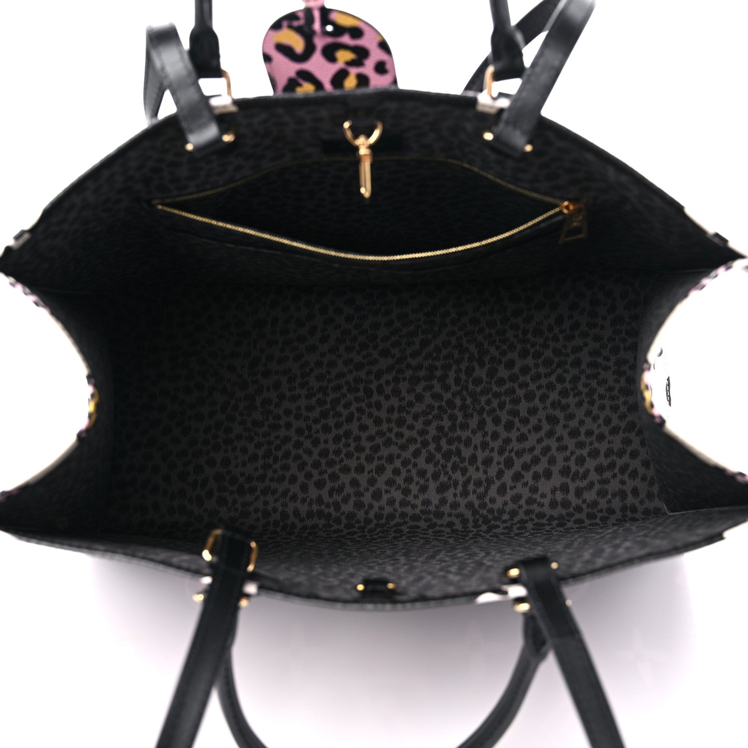Louis Vuitton Monogram Giant Wild At Heart Onthego GM Black 5 of 8