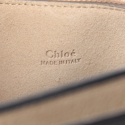 Chloe Calfskin Suede Medium Faye Shoulder Bag Carbon Grey 5 of 8