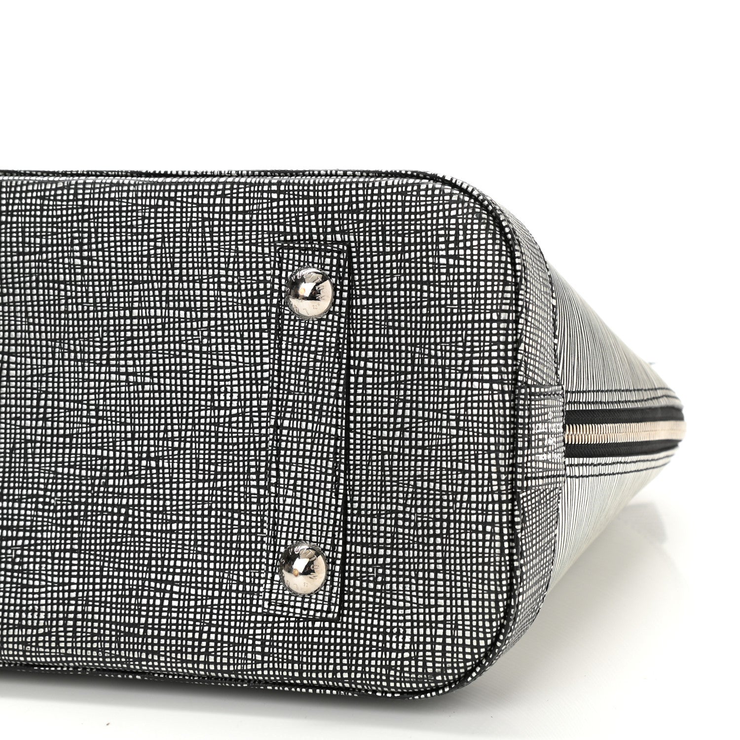 Louis Vuitton Metallic Epi Alma PM Black Silver 8 of 8