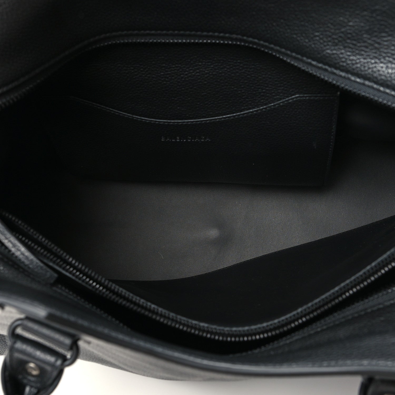 Balenciaga Grained Calfskin Neo Classic Black Hardware Medium City Black 6 of 10