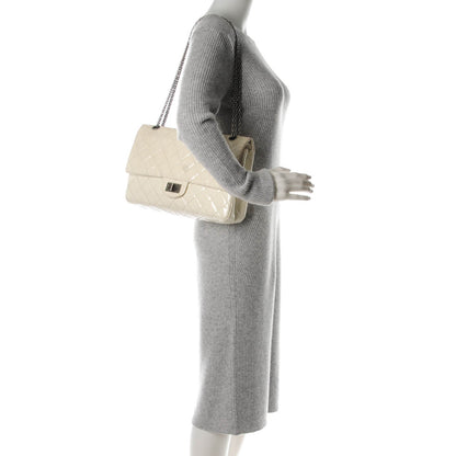 Chanel Distressed Patent Quilted 2.55 Reissue Flap 227 White 2 of 11