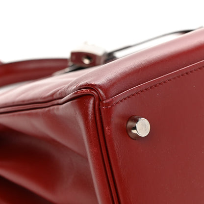 Hermes Box Kelly Retourne 28 Rouge H 10 of 29