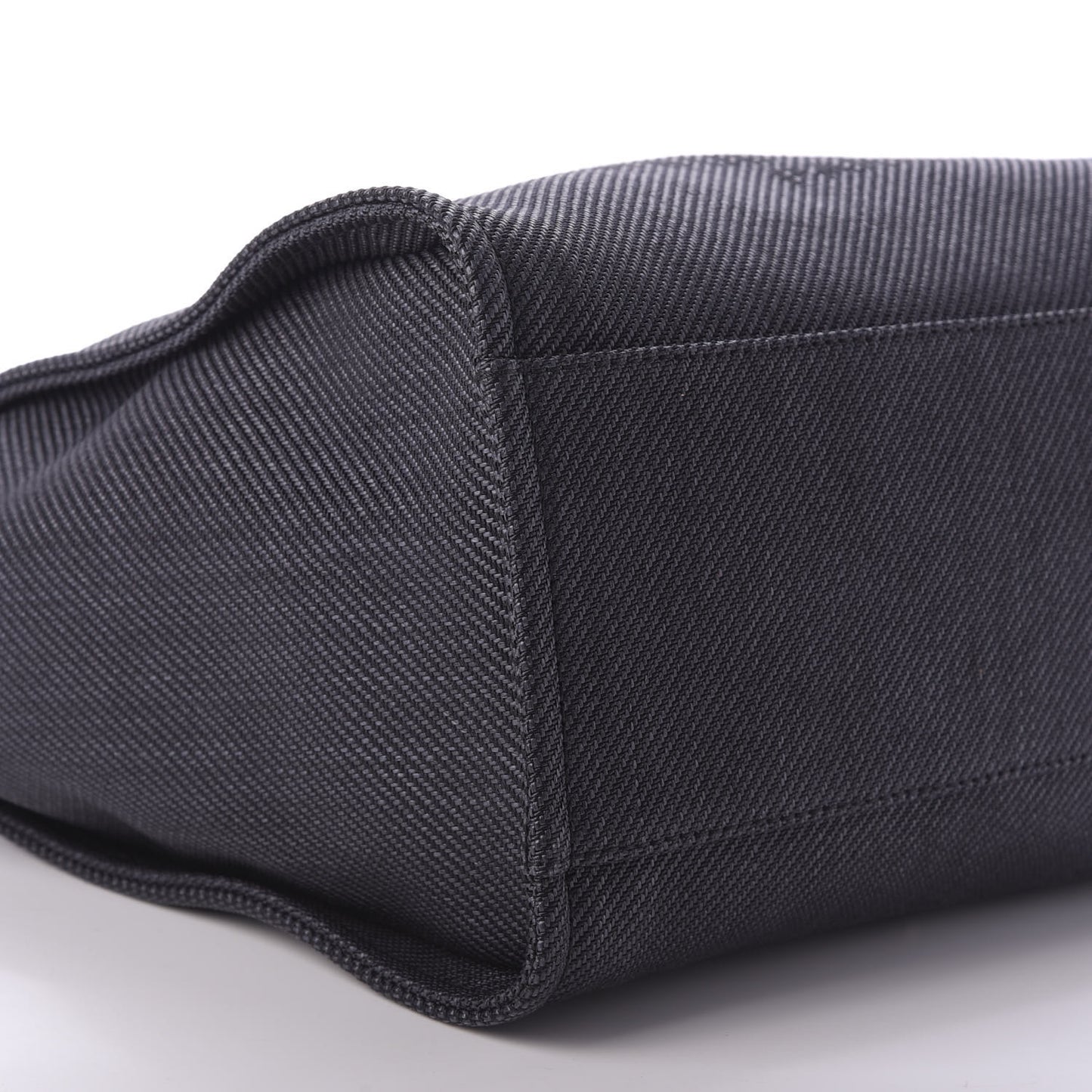 Mixed Fibers Calfskin Medium Deauville Tote Black
