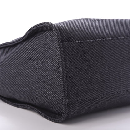 Chanel Mixed Fibers Calfskin Medium Deauville Tote Black 6 of 10