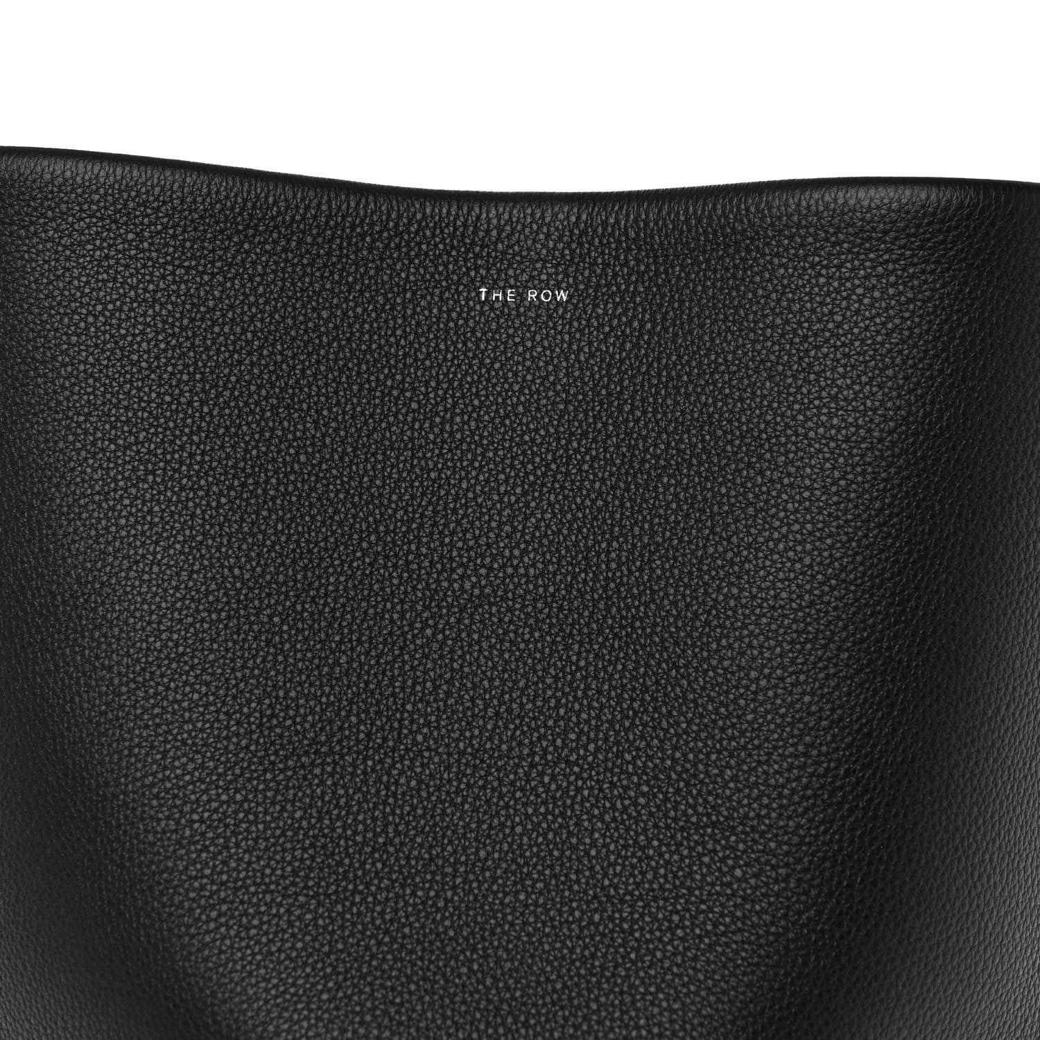 The Row Grained Calfskin Medium N/S Park Tote Black 7 of 9