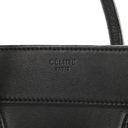 Celine Supple Calfskin Large Phantom Luggage Black 6 of 13