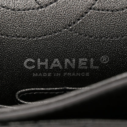 Chanel Metallic Sheepskin Quilted 2.55 Reissue 225 Flap Charcoal 6 of 10