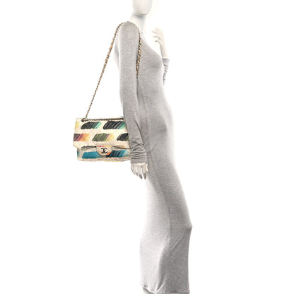 Chanel Canvas Jumbo Colorama Flap Multicolor 2 of 10