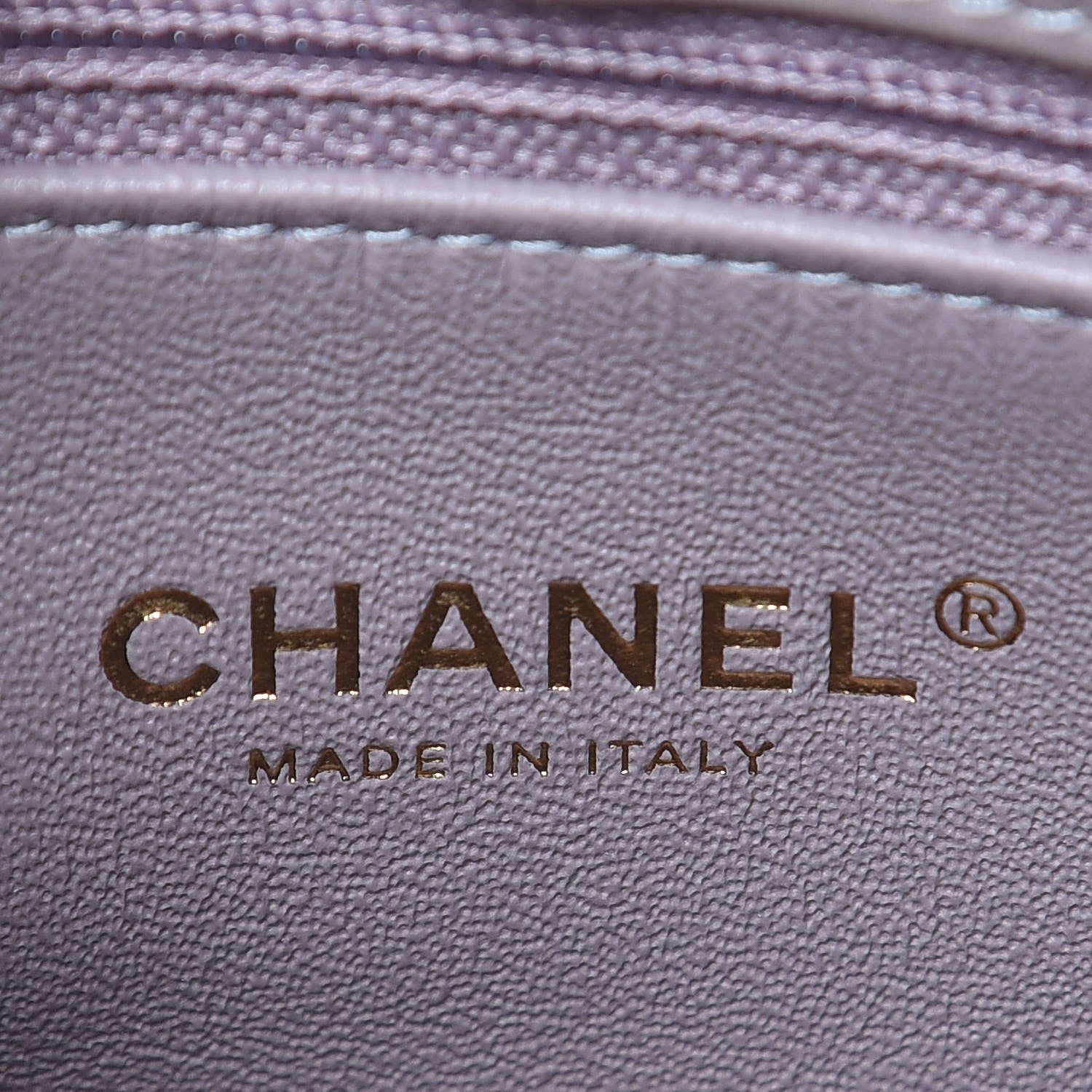 Chanel Lambskin Chevron Stitched Envelope Flap Light Grey 6 of 16