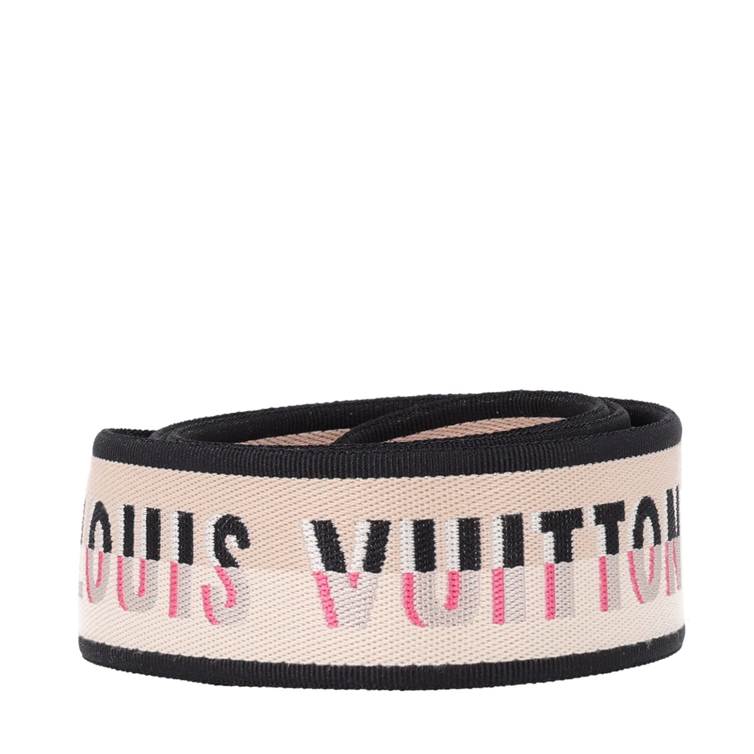 Louis Vuitton Jacquard Speedy Bandouliere 20 Shoulder Strap Black 2 of 3
