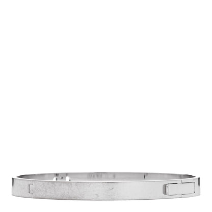 Hermes 18K White Gold Diamond PM H D'Ancre Bracelet SH 2 of 4