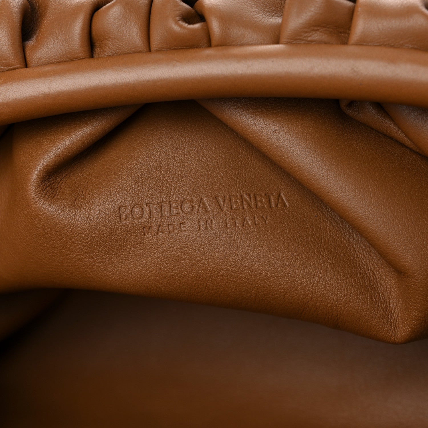 Bottega Veneta Smooth Butter Calf The Pouch Oversized Clutch Cammello 7 of 11
