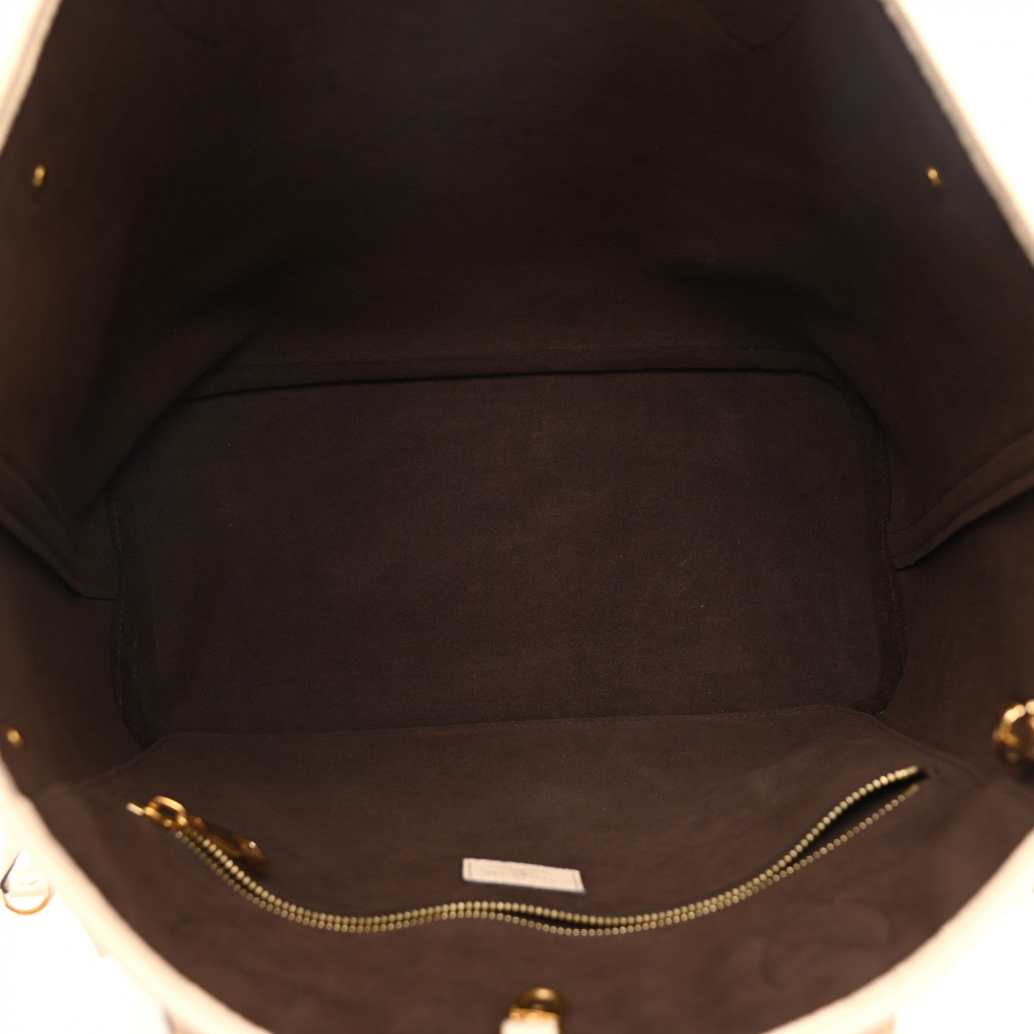 Louis Vuitton Empreinte Monogram Giant Neverfull MM Cream 6 of 10