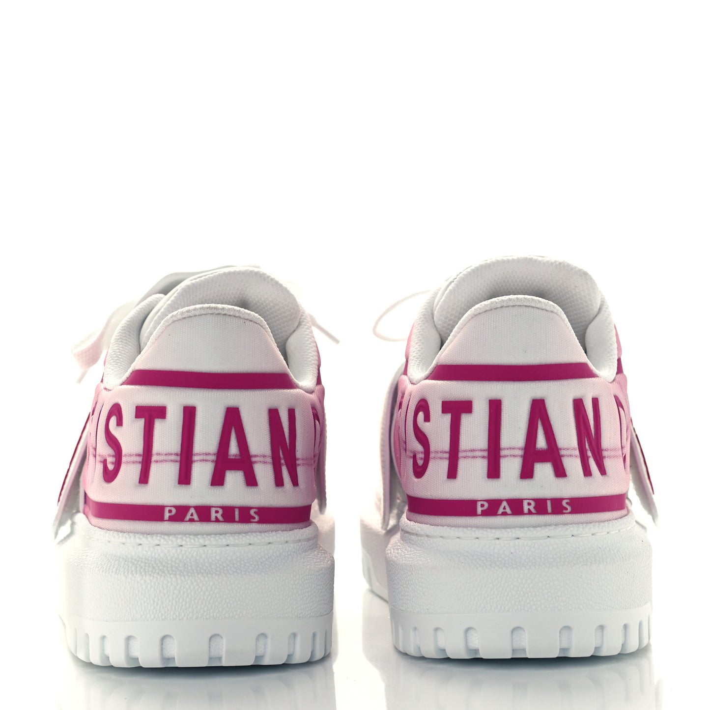 Reflective Fabric Shaded Dior-ID Platform Sneakers 39.5 Raspberry