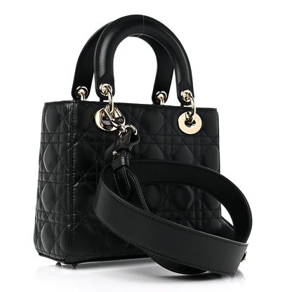 Christian Dior Lambskin Cannage Small My ABCDior Lady Dior Black 3 of 11