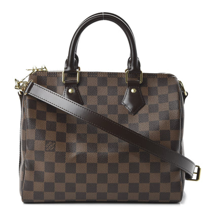 Louis Vuitton Damier Ebene Speedy Bandouliere 25 1 of 10