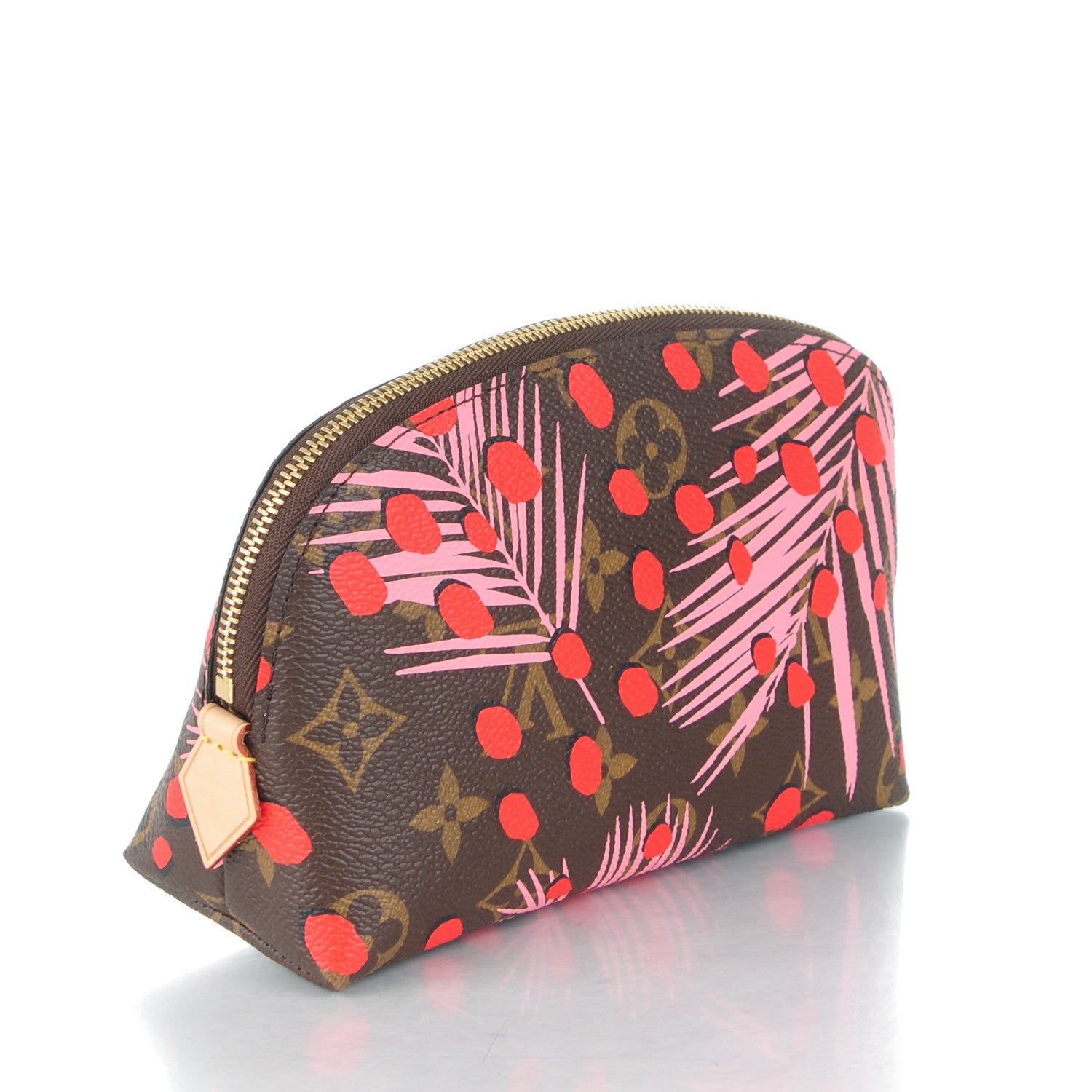 Louis Vuitton Monogram Jungle Dots Cosmetic Pouch Sugar Pink Poppy 3 of 7