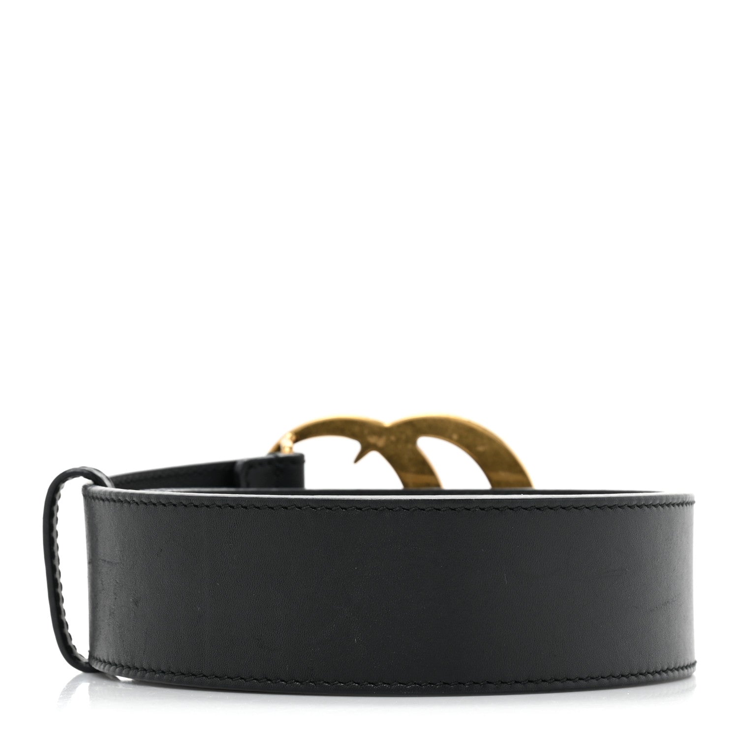 Gucci Calfskin Double G 40mm Belt 85 34 Black 2 of 6