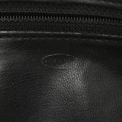 Chanel Lambskin Quilted Vanity Train Case Shoulder Bag Black 7 of 14