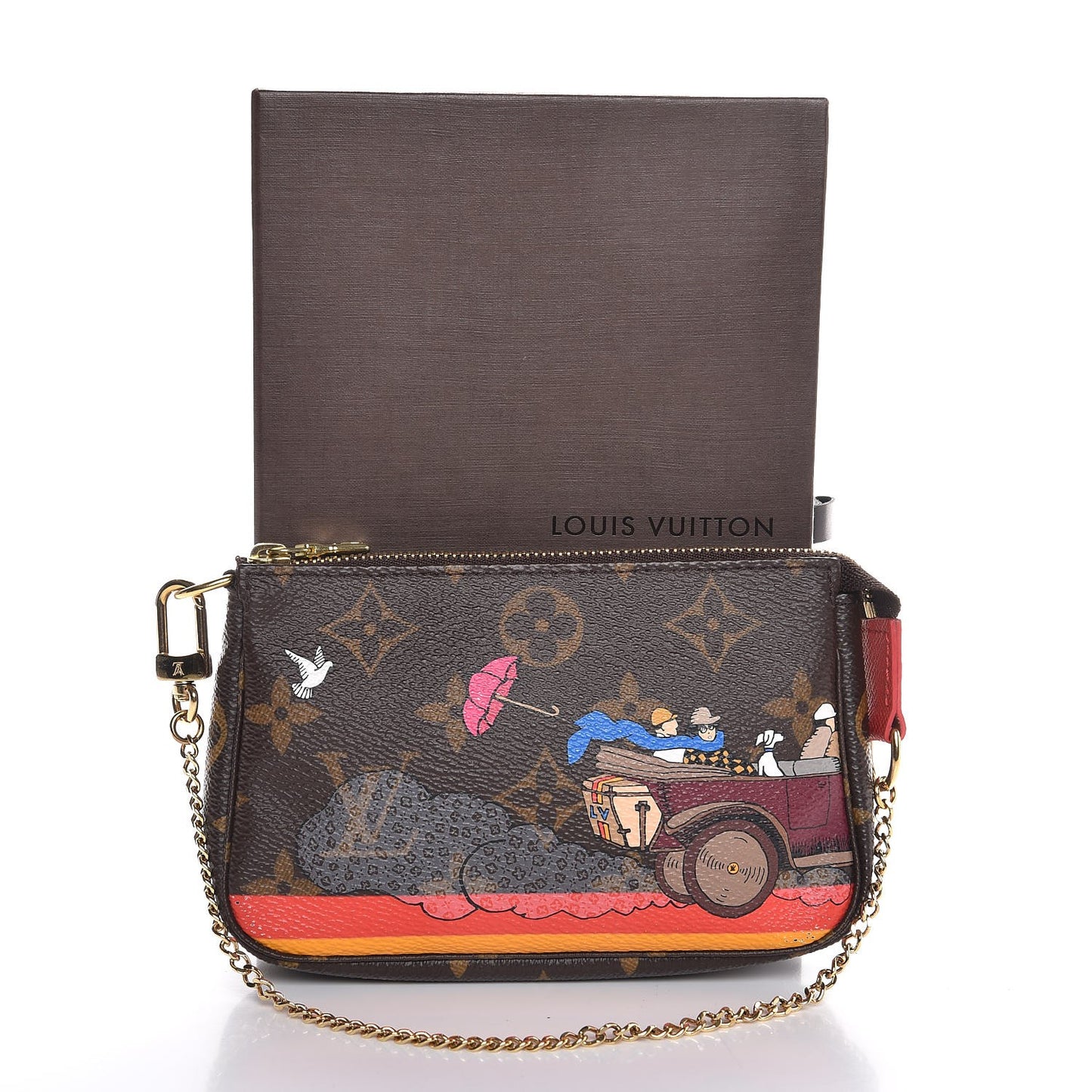 Monogram 2015 Christmas Animation Mini Pochette Accessories