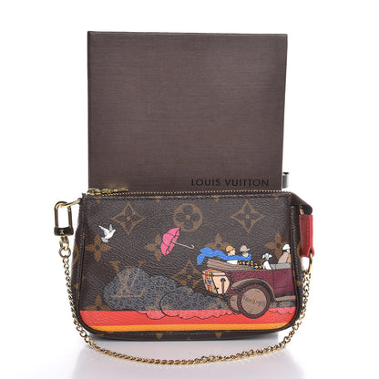 Louis Vuitton Monogram 2015 Christmas Animation Mini Pochette Accessories 8 of 8