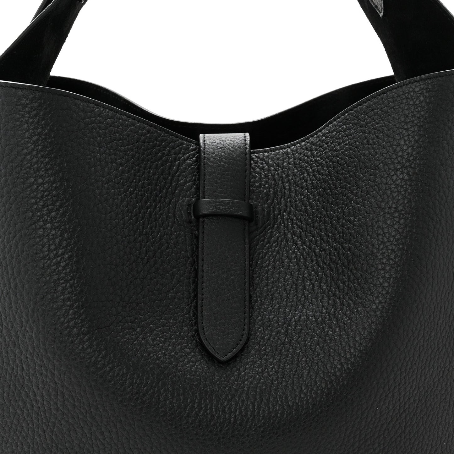 Grained Calfskin Blake Hobo Black