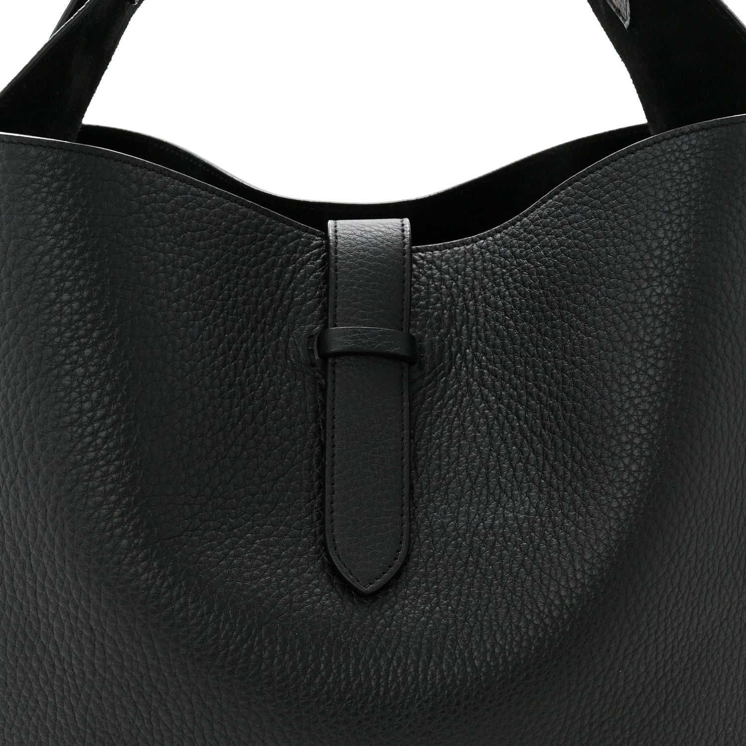 The Row Grained Calfskin Blake Hobo Black 8 of 10