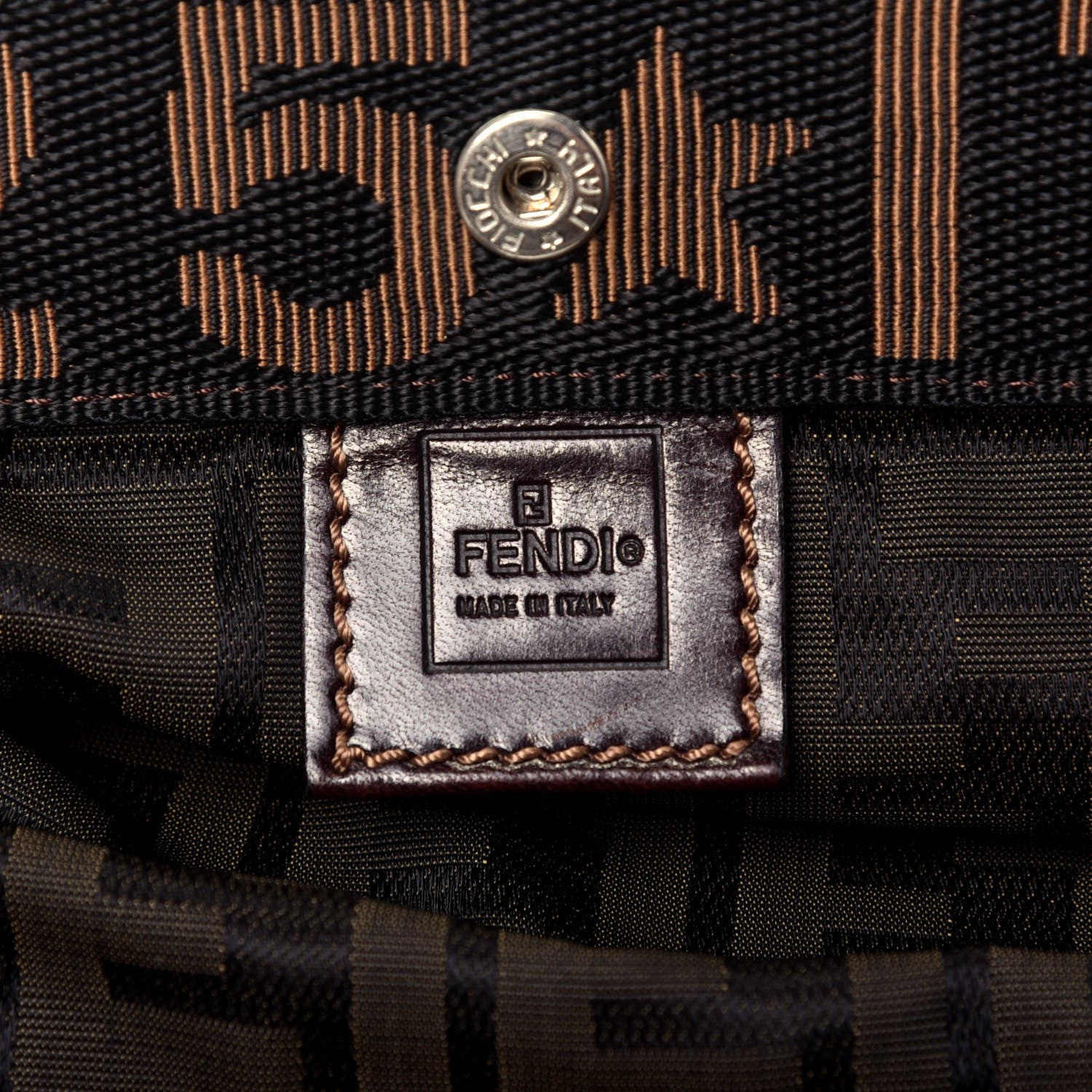 Fendi Zucca Shopping Tote Tobacco 6 of 9