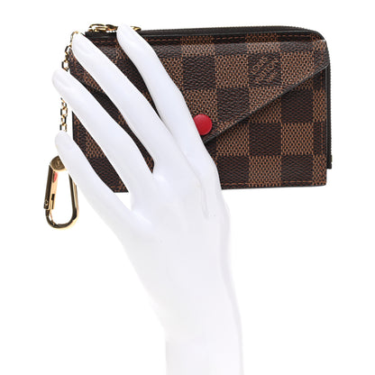 Louis Vuitton Damier Ebene Recto Verso Card Holder Red 2 of 7