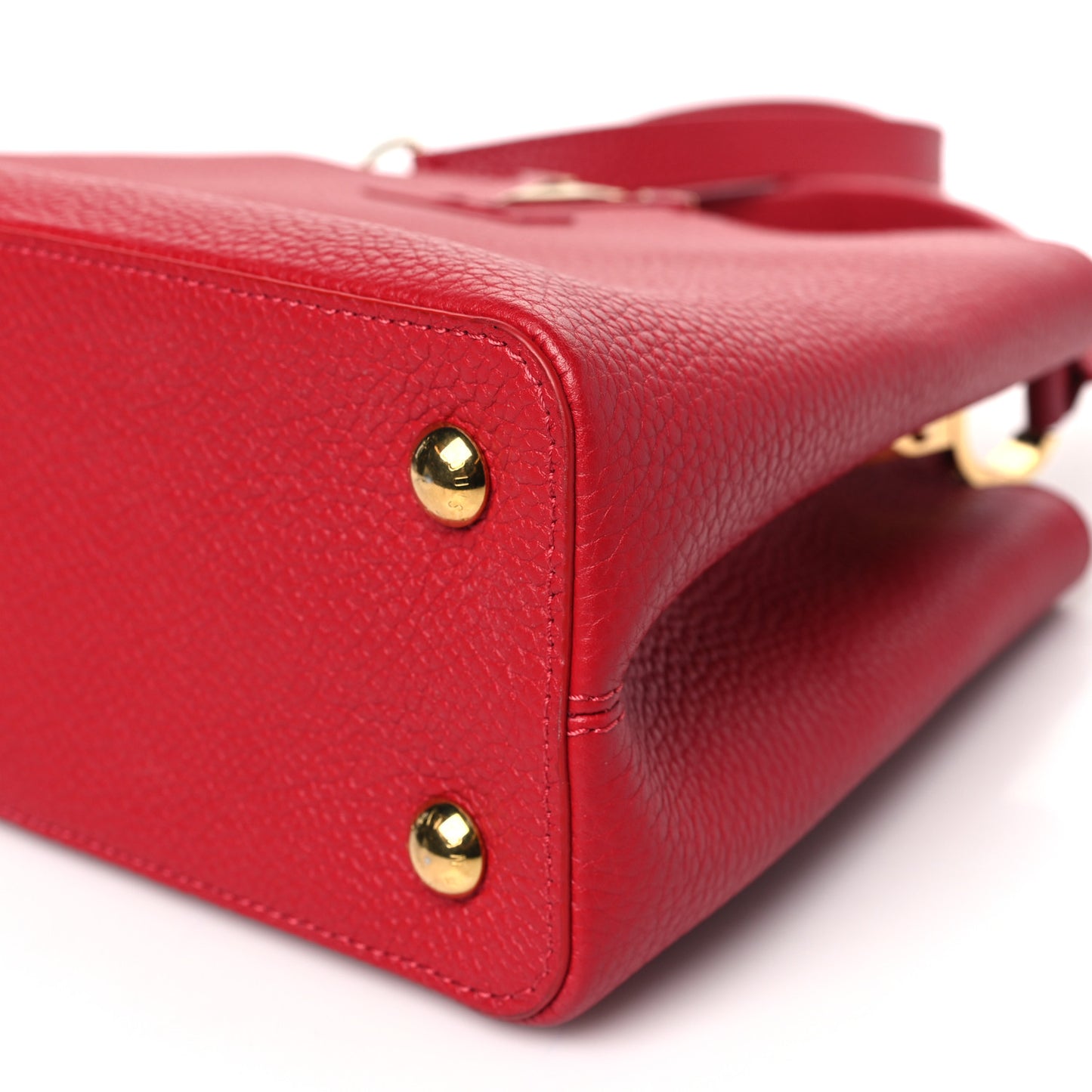 Taurillon Capucines PM Rubis