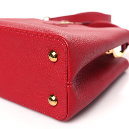 Louis Vuitton Taurillon Capucines PM Rubis 9 of 9