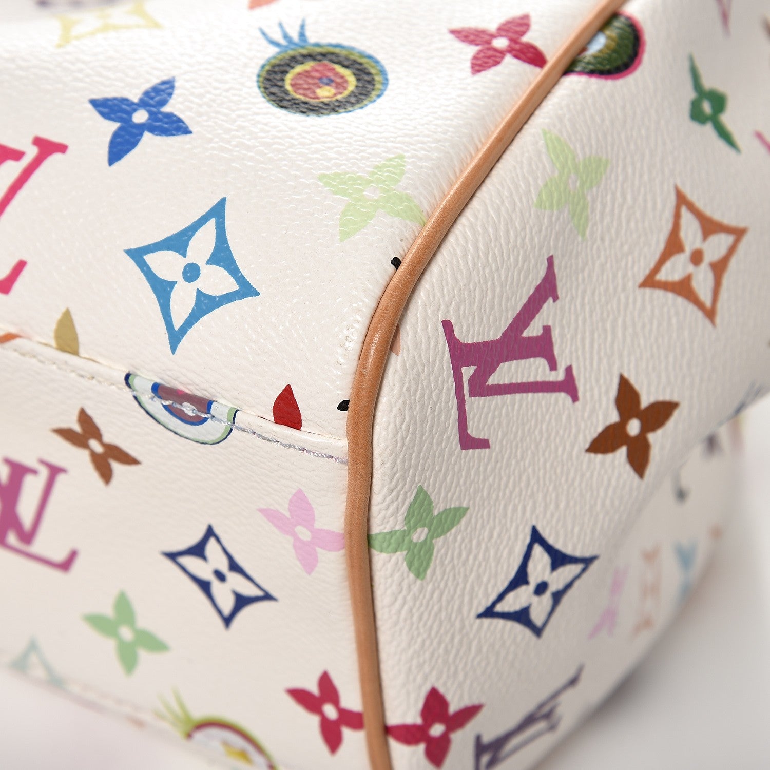 Louis Vuitton Monogram Multicolor Murakami Eye Love You White 9 of 18