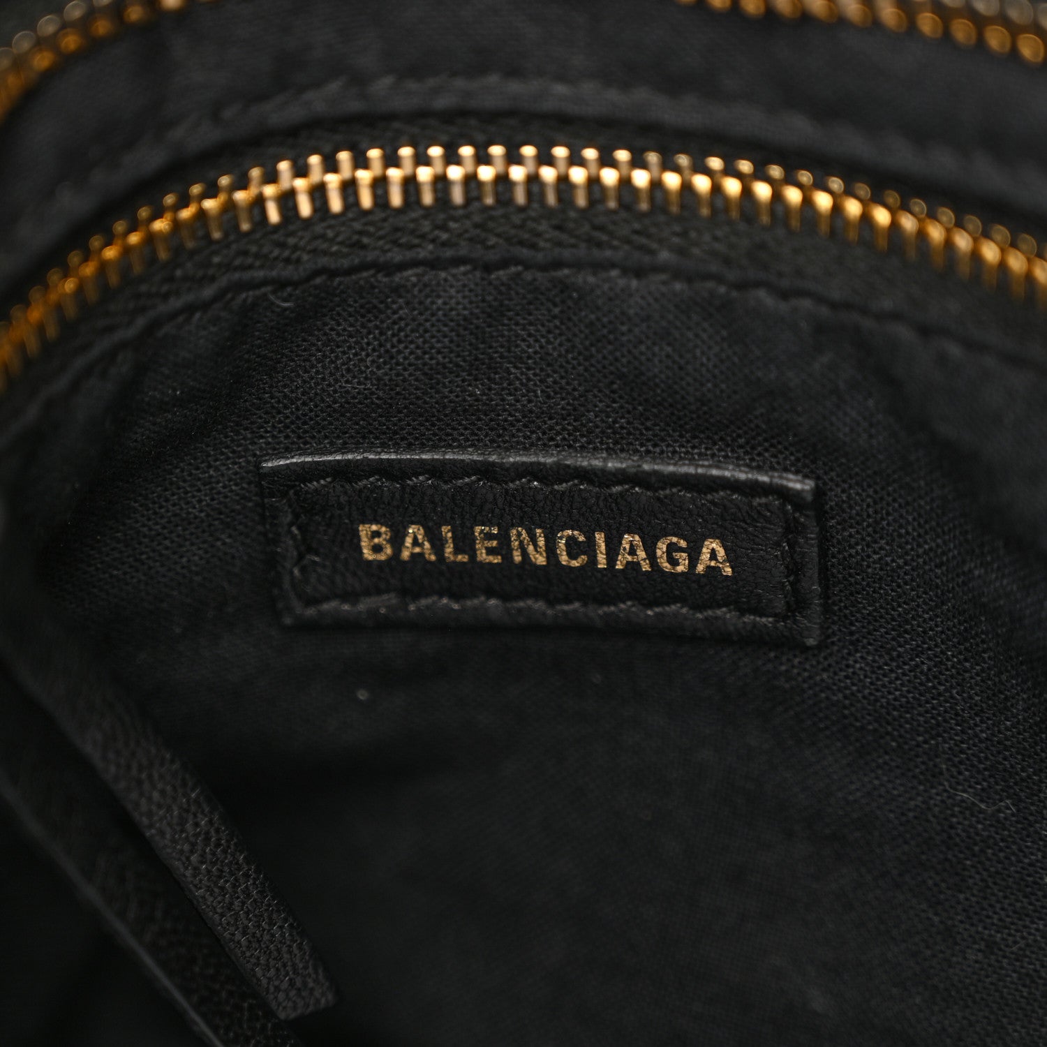 Balenciaga Shearling Gold Metallic Edge Hardware Mini City Black 7 of 22