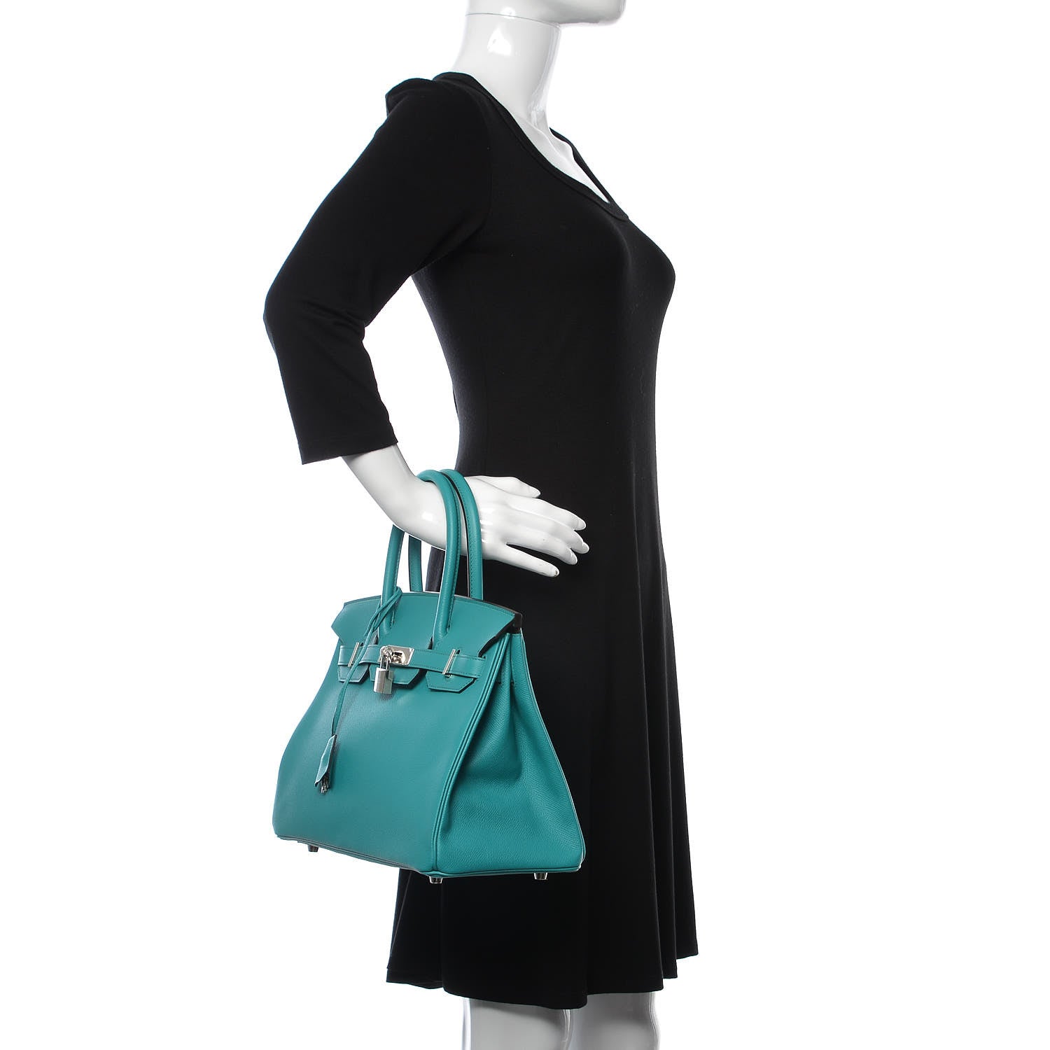 Hermes Epsom Birkin 30 Bleu Paon 2 of 9