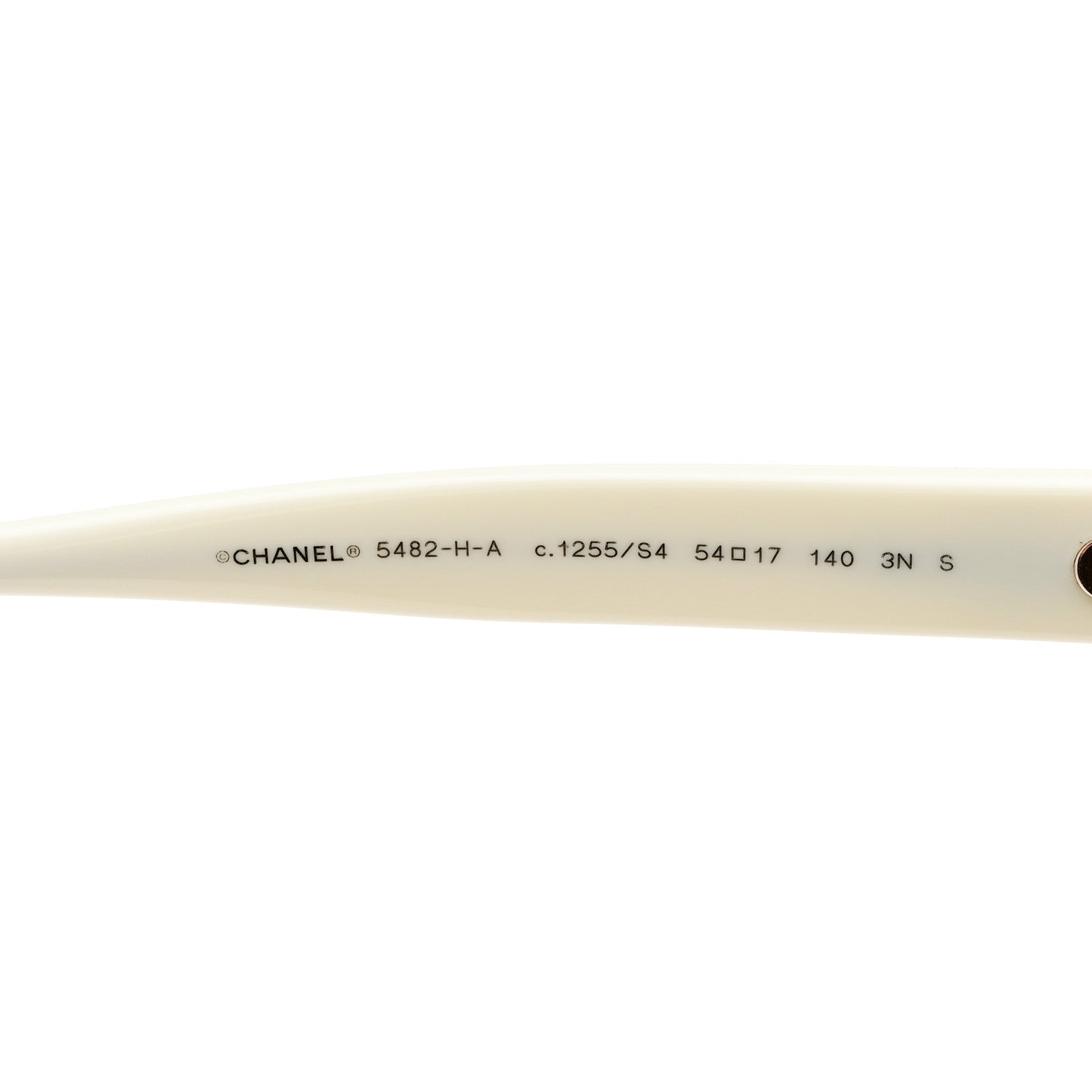 Chanel Acetate Polarized Pearl CC Square Sunglasses 5482-H-A White White 5 of 8