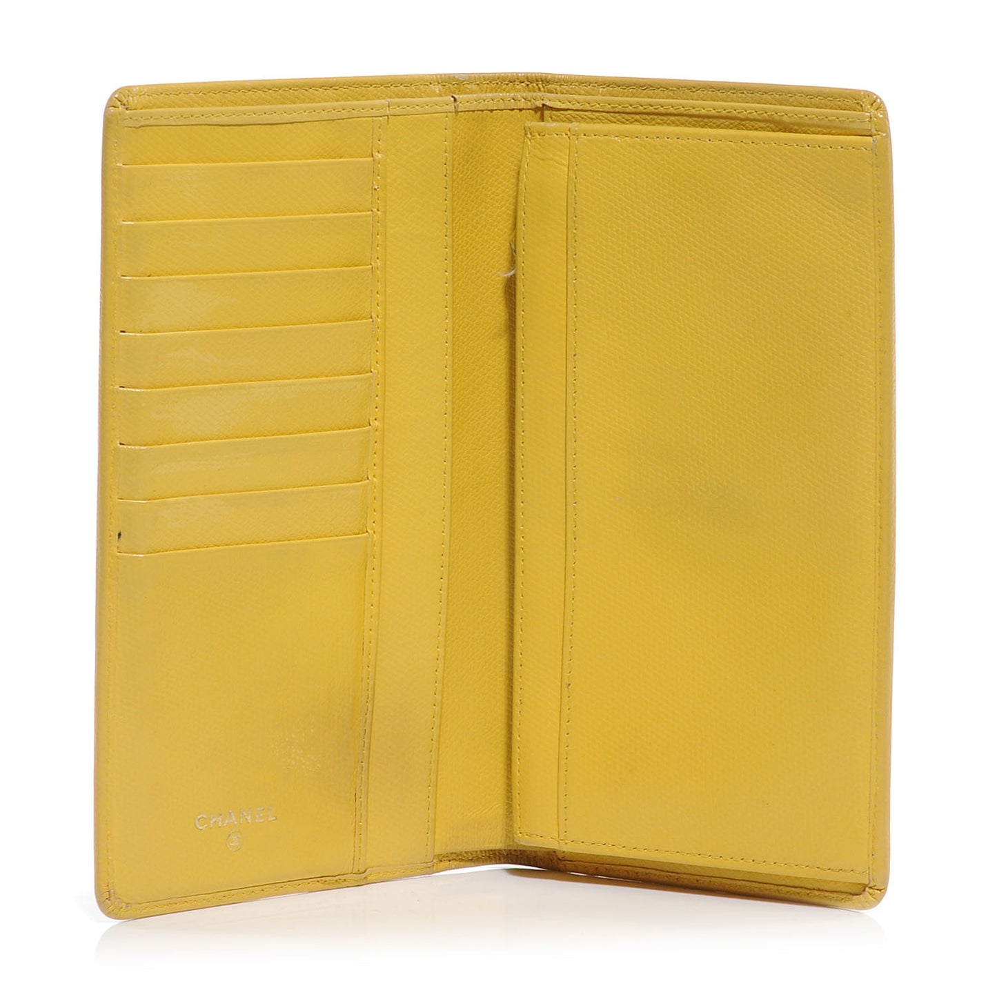 Leather Yen Wallet Yellow