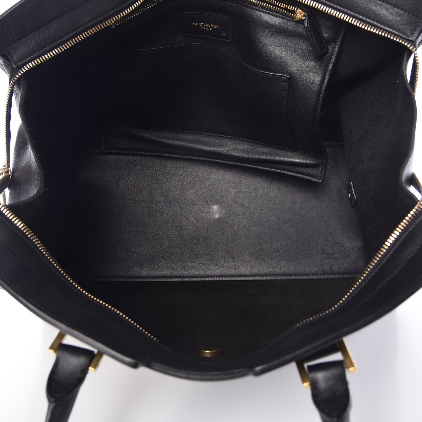 Calfskin Medium Classic Y Cabas Black