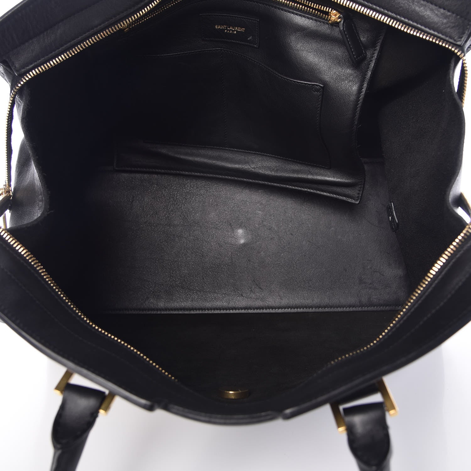 Saint Laurent Calfskin Medium Classic Y Cabas Black 5 of 22