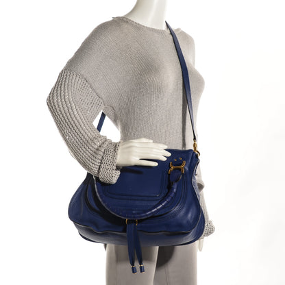 Chloe Calfskin Small Marcie Satchel Sea Water 3 of 10