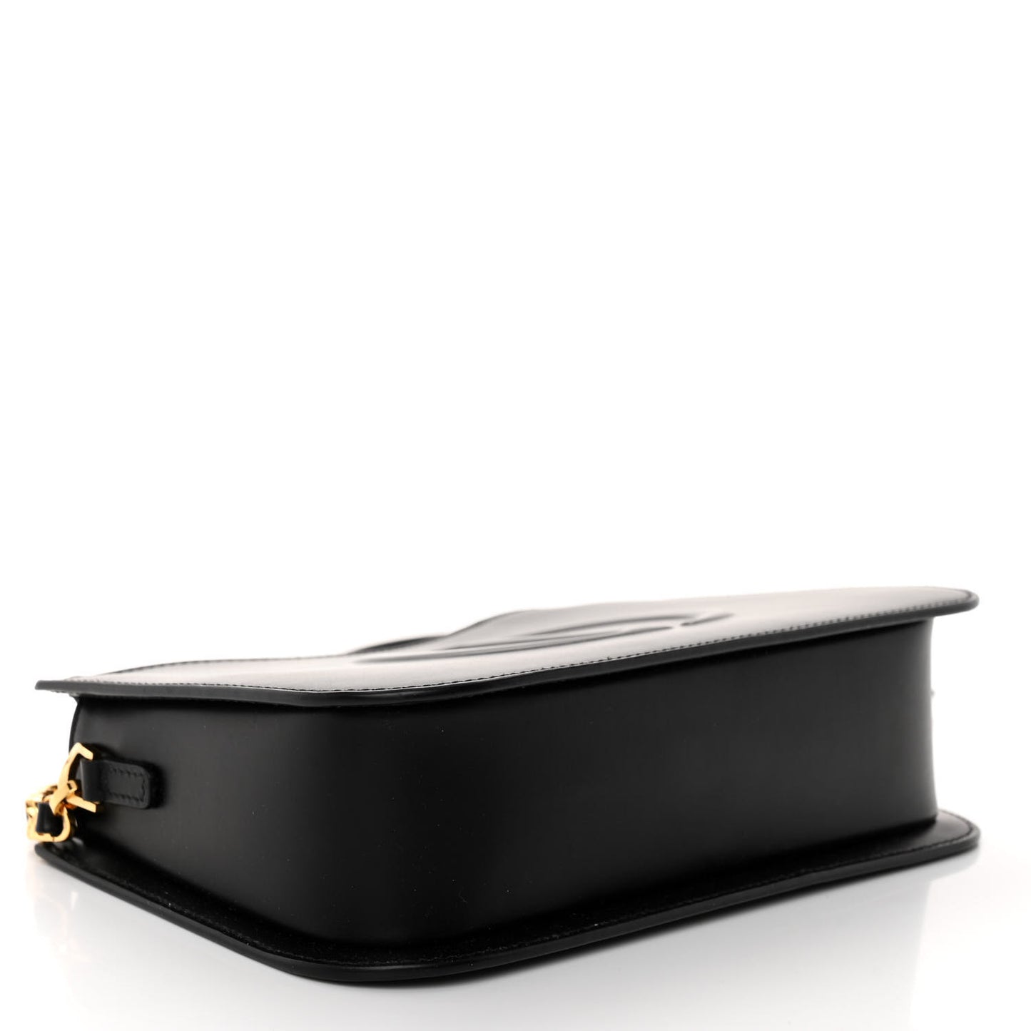 Calfskin CD Signature Mini Hobo Bag Black
