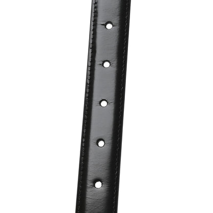 Celine Box Calfskin Small 18mm Triomphe Belt 70 28 Black 5 of 6