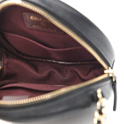 Chanel Caviar Quilted Round Clutch With Chain Black 5 of 11