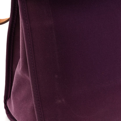 Hermes Toile Vache Hunter Herbag Zip 31 PM Cassis Fauve 13 of 13