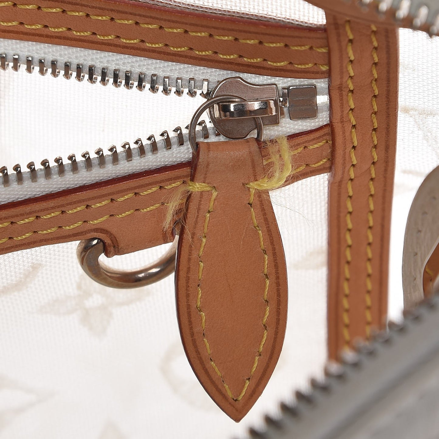 Monogram Transparence Lockit East-West White