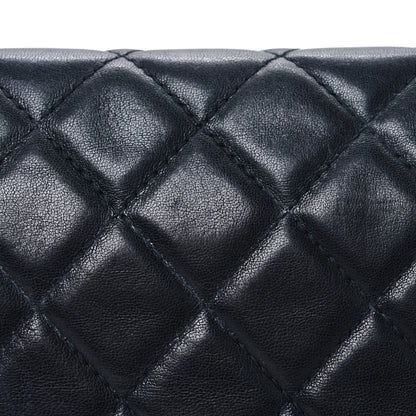 Chanel Lambskin Quilted Messenger Bag Dark Navy 8 of 11